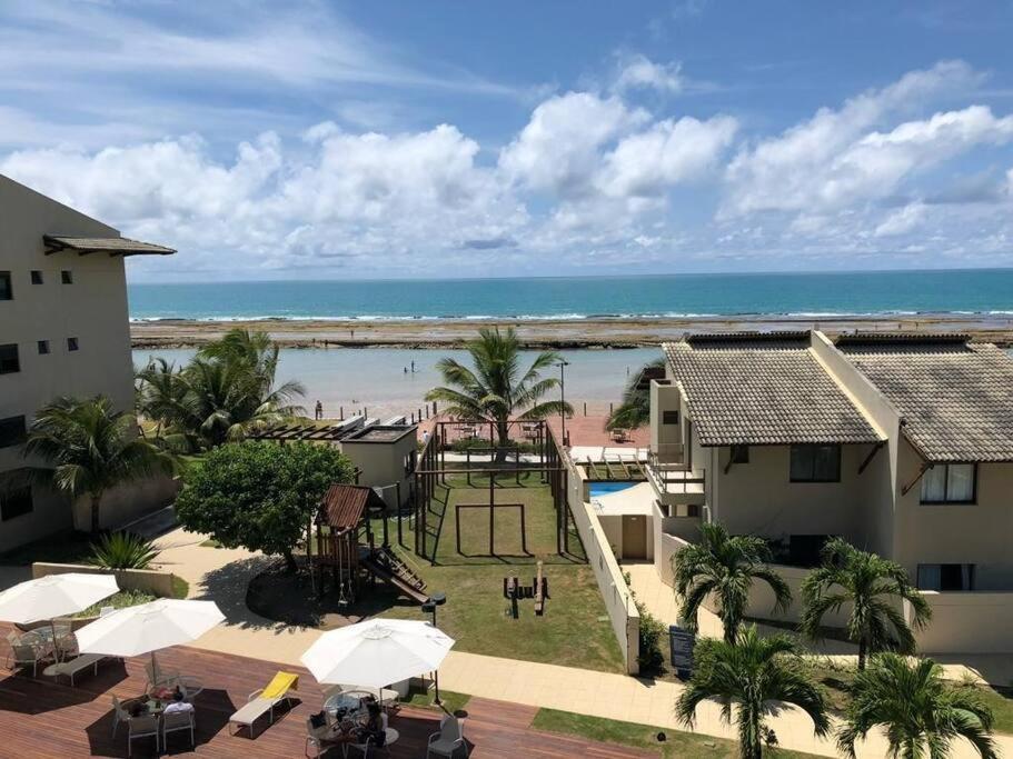 Apt Beira Mar Em Muro Alto Ao Lado Do Nanai Pôrto das Galinhas Dış mekan fotoğraf